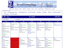 Tablet Screenshot of calendar.greeleylutheran.org